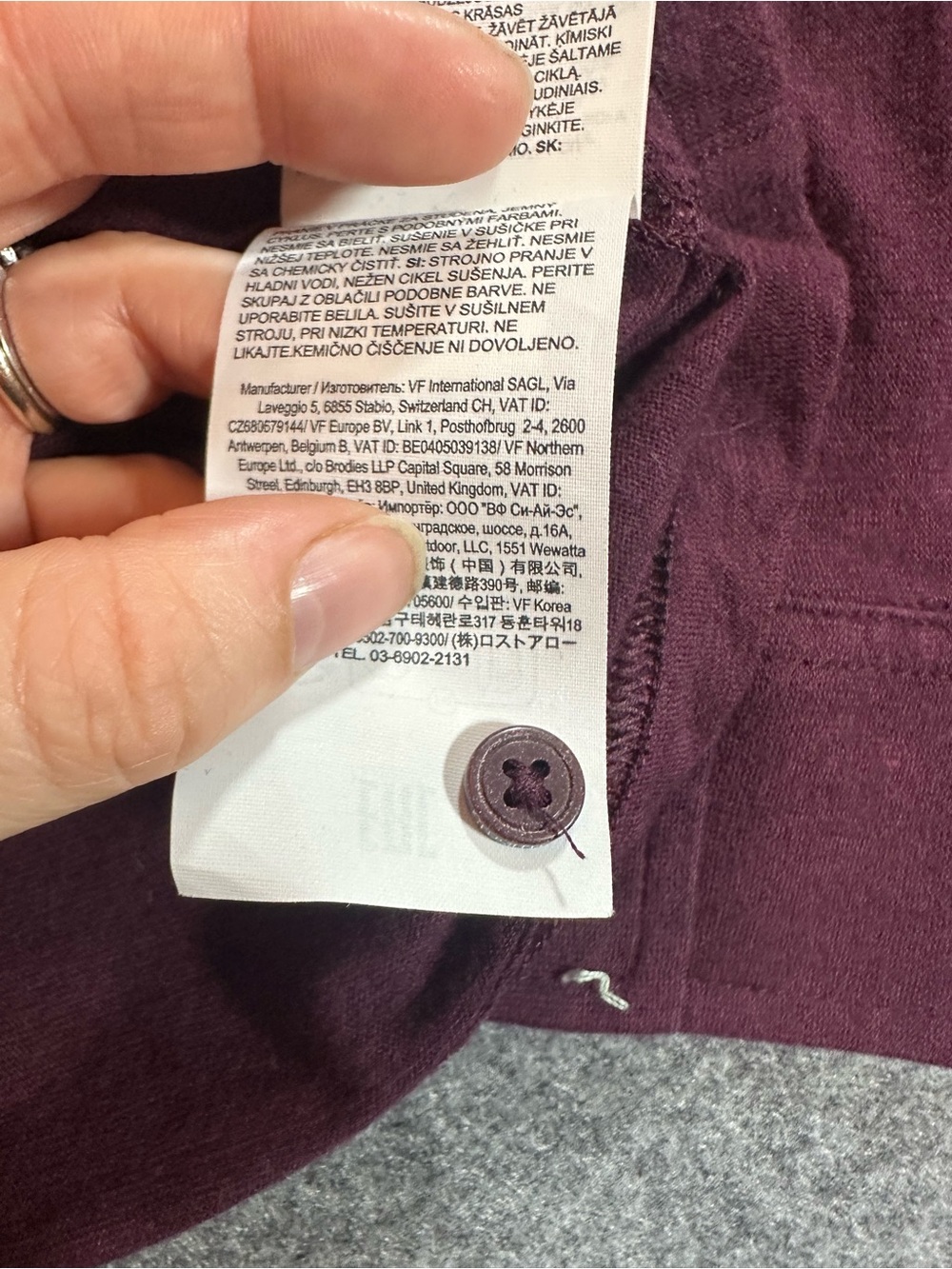 Smartwool Men's Casual Button-Down Shirt in Red - Picture 11 of 11